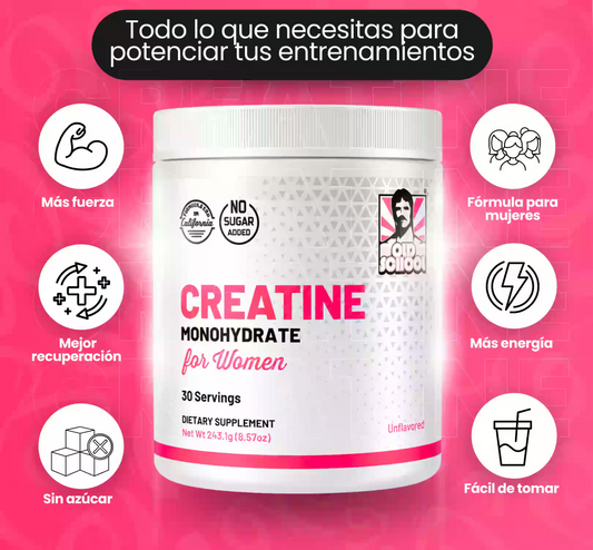 Creatina Monohidratada para Mujeres